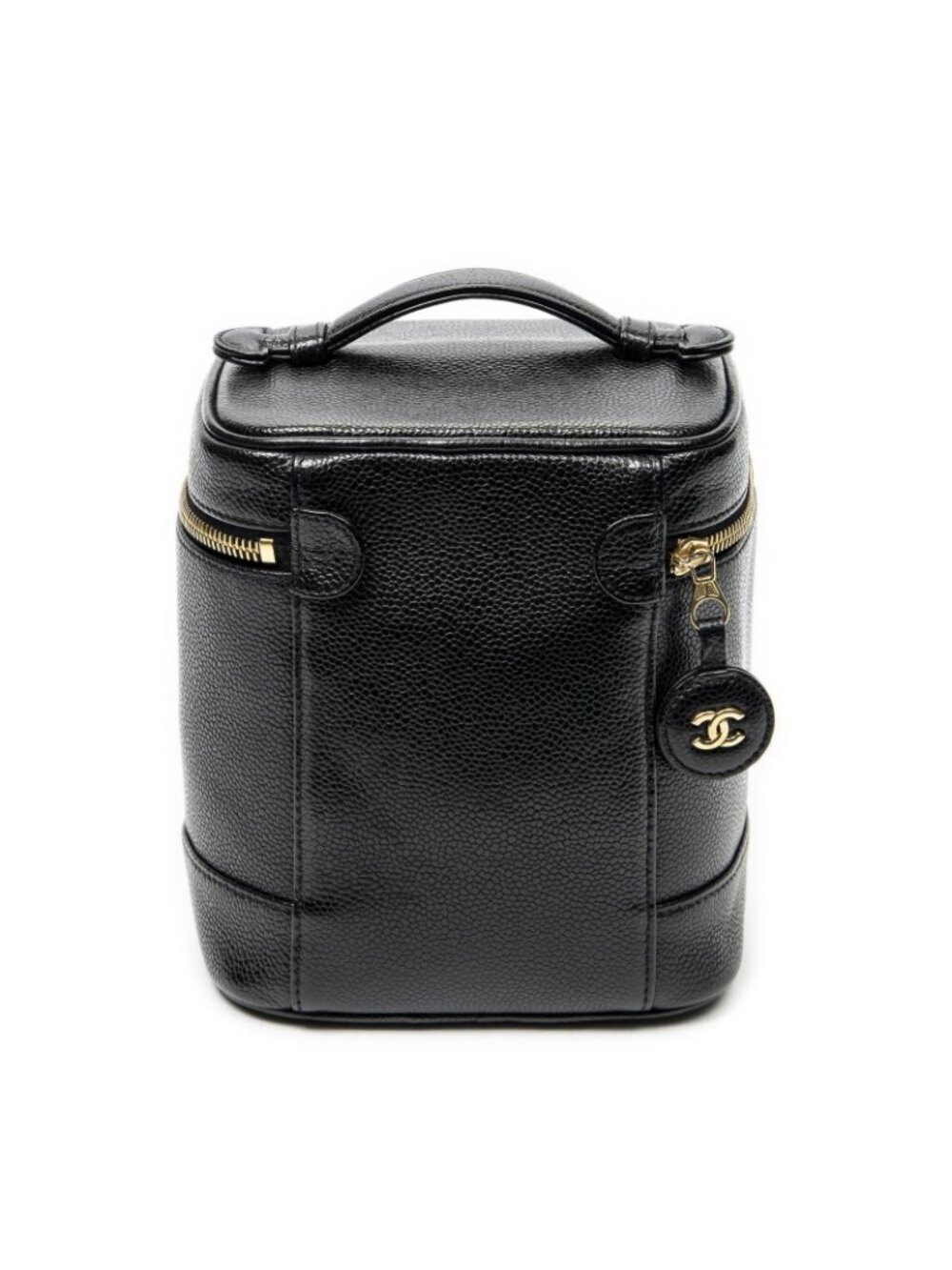 Chanel Timeless Shawl Vanity Case Black Caviar Leather - Picture 5 of 10